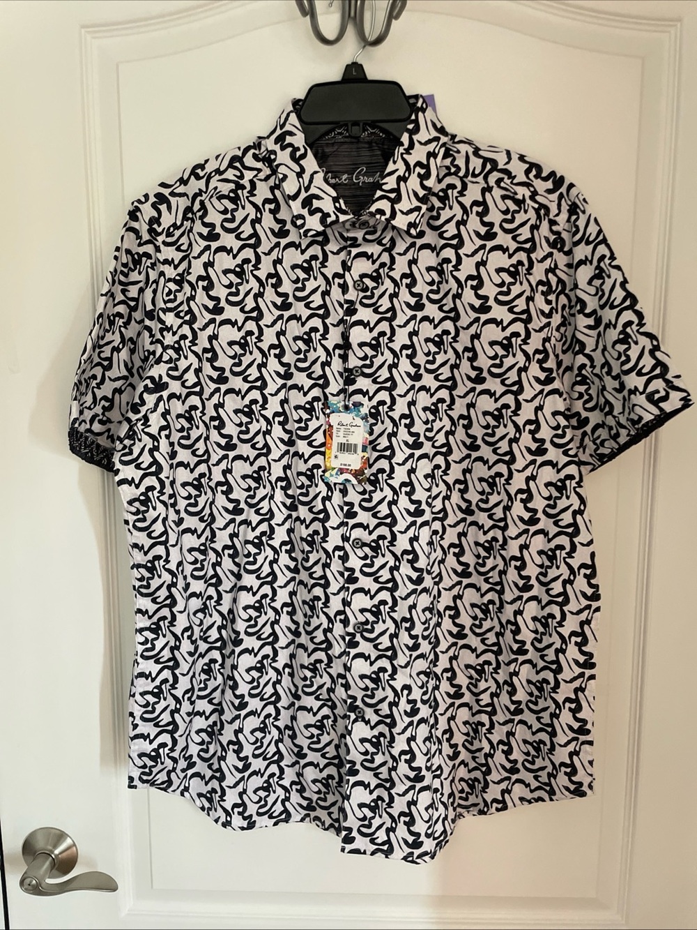 Robert Graham Polo Shirt Men's XL Theron Classic Fit NWT
